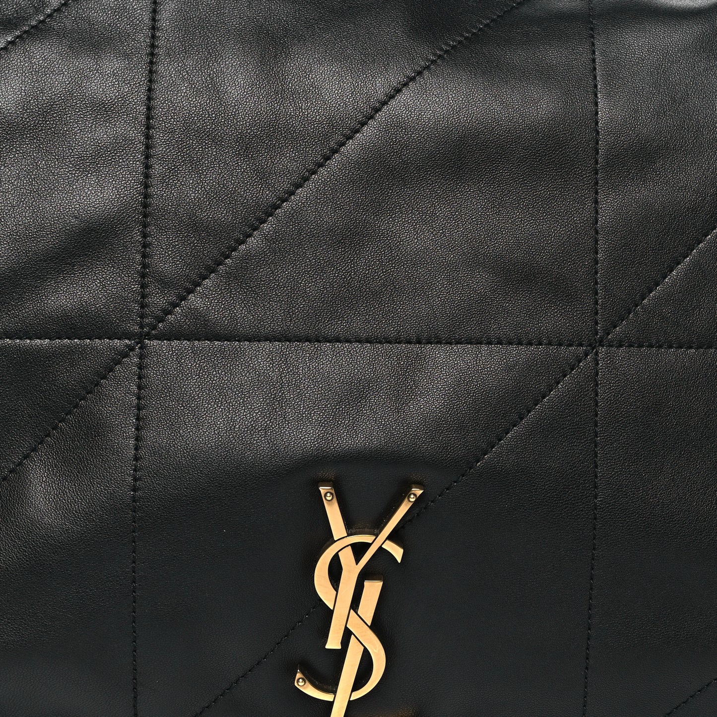 Lambskin Matelasse Monogram Large Jamie 4.3 Black