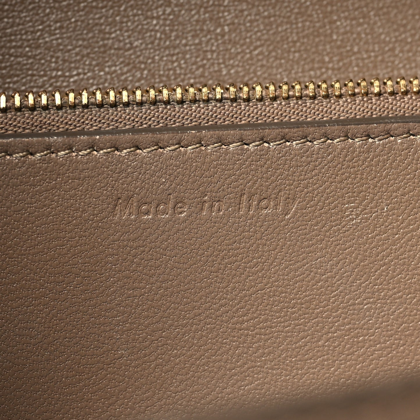 Liege Calfskin Medium Classic Box Flap Bag Taupe