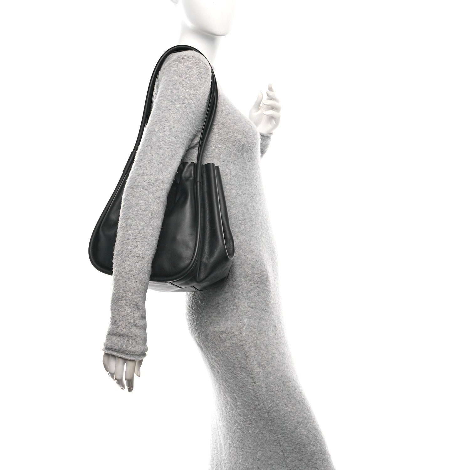 Proenza Schouler Calfskin Large Ruched Tote Black 2 of 10