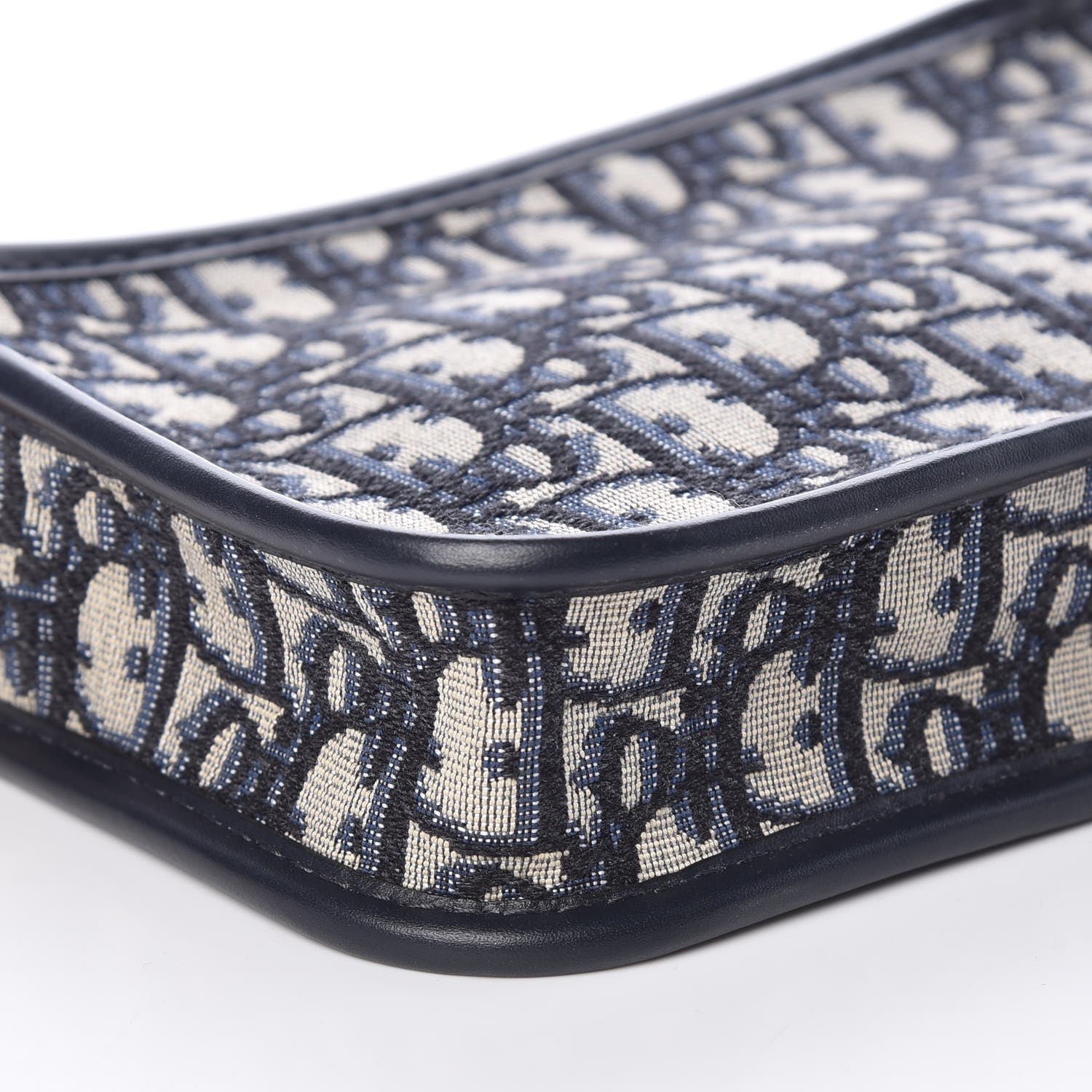 Christian Dior Oblique Diorquake Clutch Blue 7 of 8