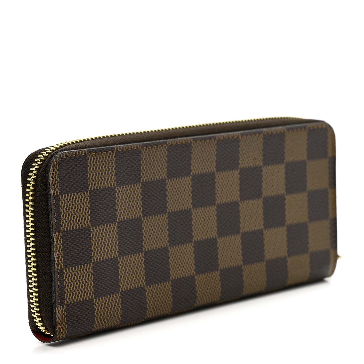Louis Vuitton Damier Ebene Clemence Wallet Cherry 3 of 7