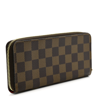 Louis Vuitton Damier Ebene Clemence Wallet Cherry 3 of 7