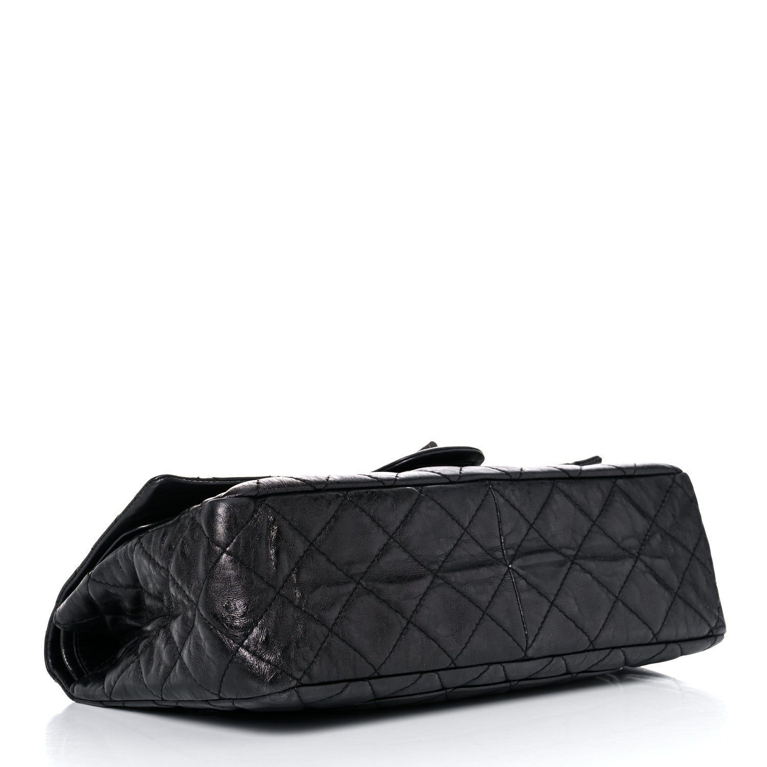 Chanel Metallic Aged Calfskin Quilted 2.55 Reissue 227 Flap So Black 4 of 20