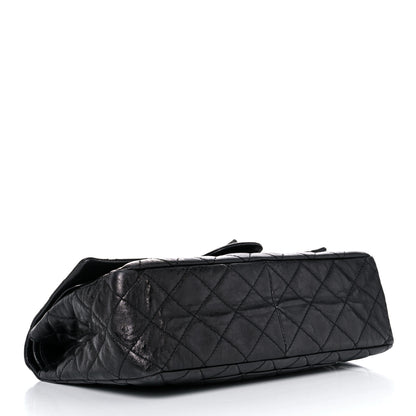 Chanel Metallic Aged Calfskin Quilted 2.55 Reissue 227 Flap So Black 4 of 20