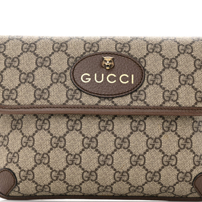Gucci GG Supreme Monogram Neo Vintage Web Belt Bag Brown 8 of 14