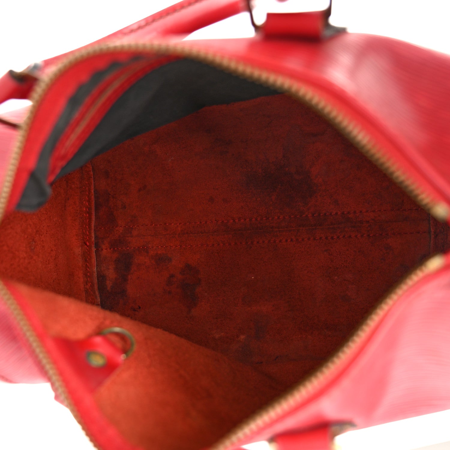 Louis Vuitton Epi Speedy 25 Castillan Red 5 of 15