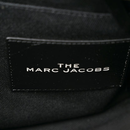 Marc Jacobs Shiny Crinkled Calfskin The Tote Bag Black 6 of 10