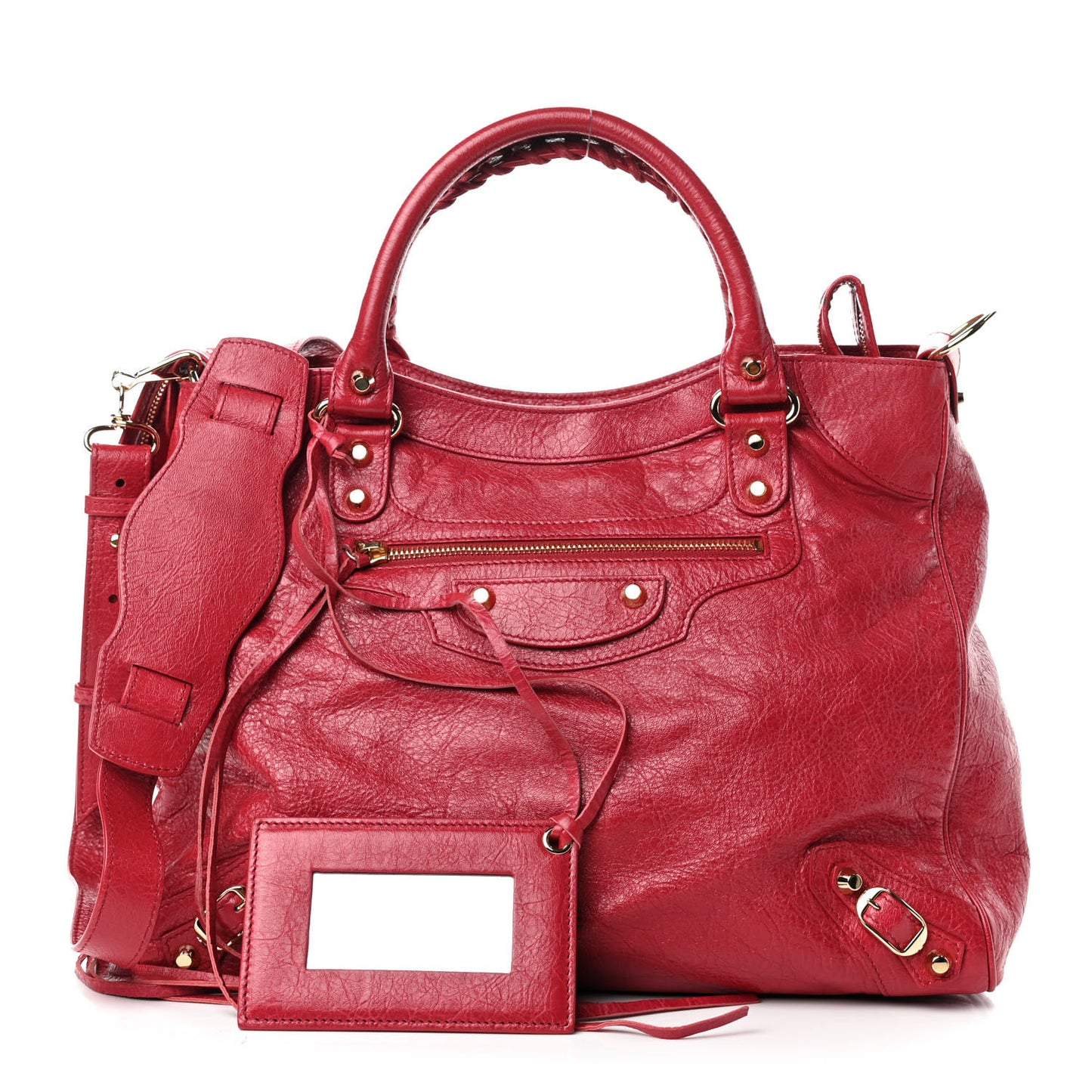 Agneau Classic Gold Hardware Velo Rouge Sapphire