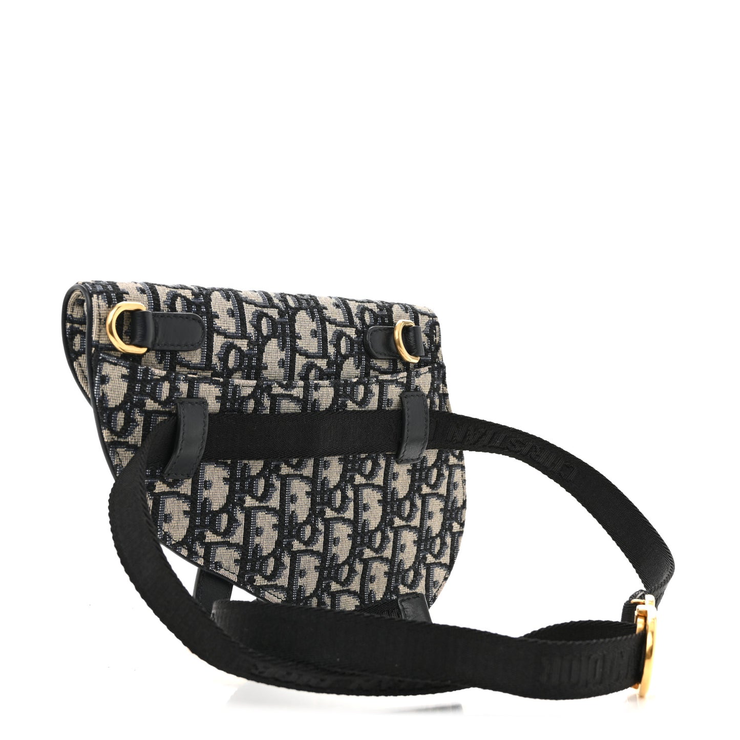 Oblique Saddle Belt Pouch Blue