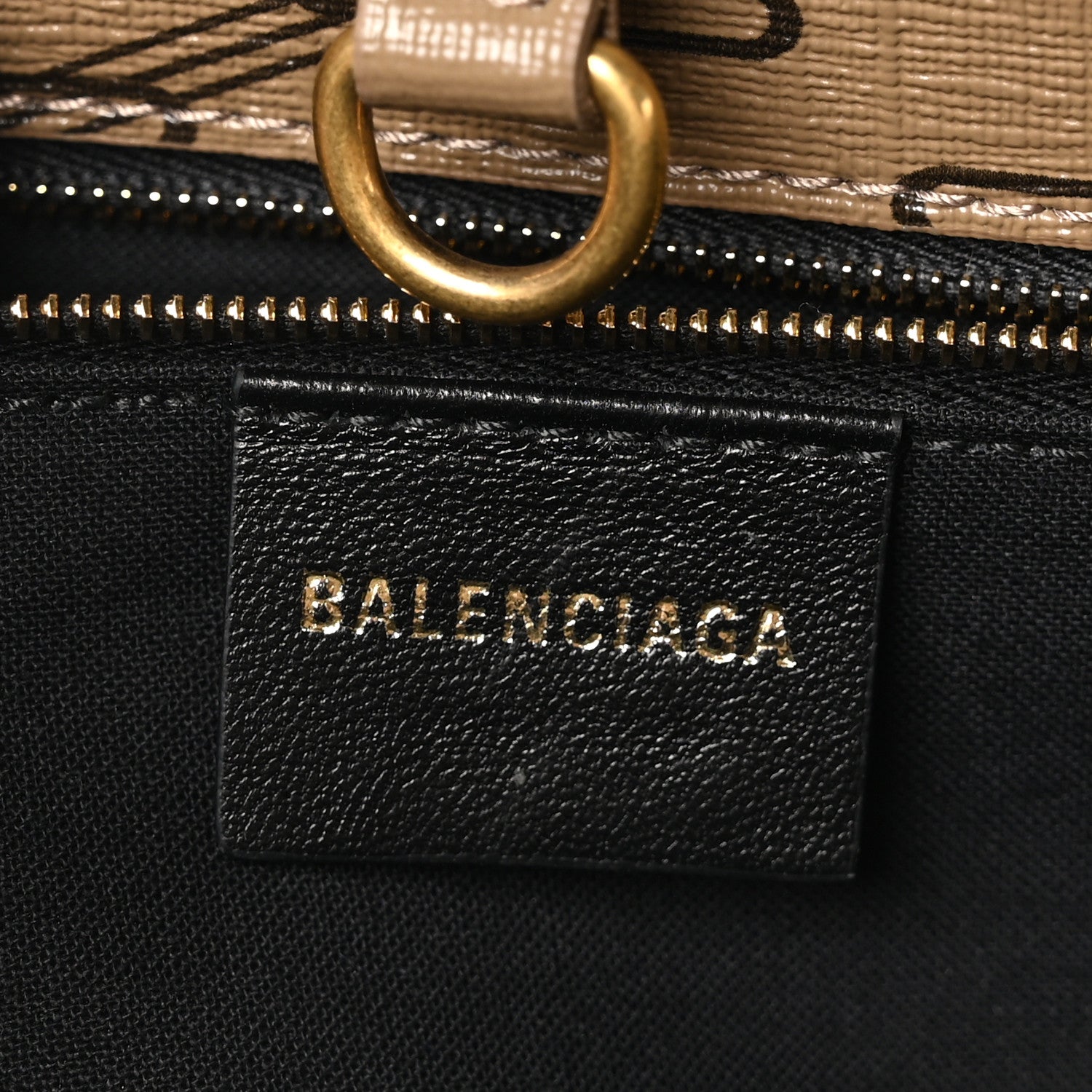 Balenciaga Coated Canvas BB Monogram Large Signature East West Shopper Bag Beige Brown 6 of 10