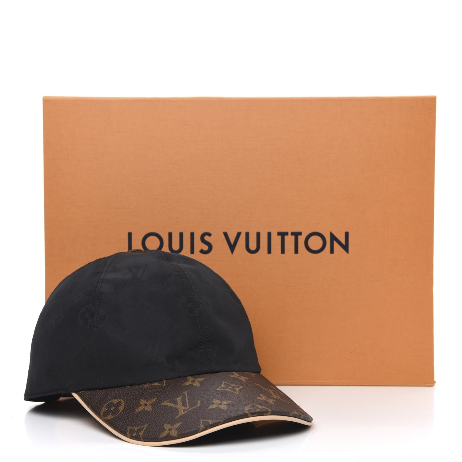 Louis Vuitton Polyester Silk Monogram LV Get Ready Cap M Black 7 of 7