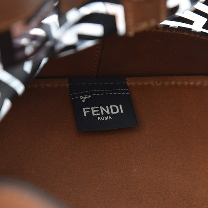 Fendi TPU FF Vitello Aura F is Fendi Grande Mon Tresor Bucket Bag Black Cuoio 6 of 9