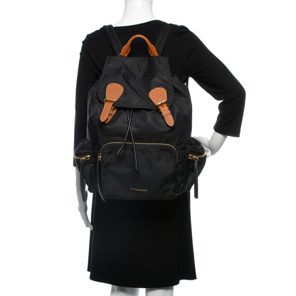 Burberry Nylon Large Rucksack Backpack Black 2 of 10