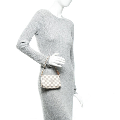 Louis Vuitton Damier Azur Mini Pochette Accessories 2 of 7