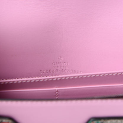 Gucci GG Supreme Monogram Strawberry Chain Wallet 8 of 9