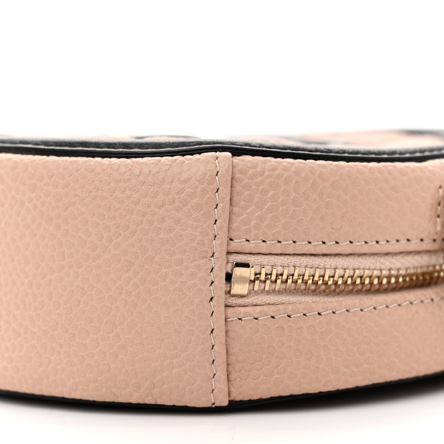 Chanel Caviar Quilted Round Filigree Crossbody Beige Black 10 of 12