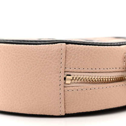 Chanel Caviar Quilted Round Filigree Crossbody Beige Black 10 of 12
