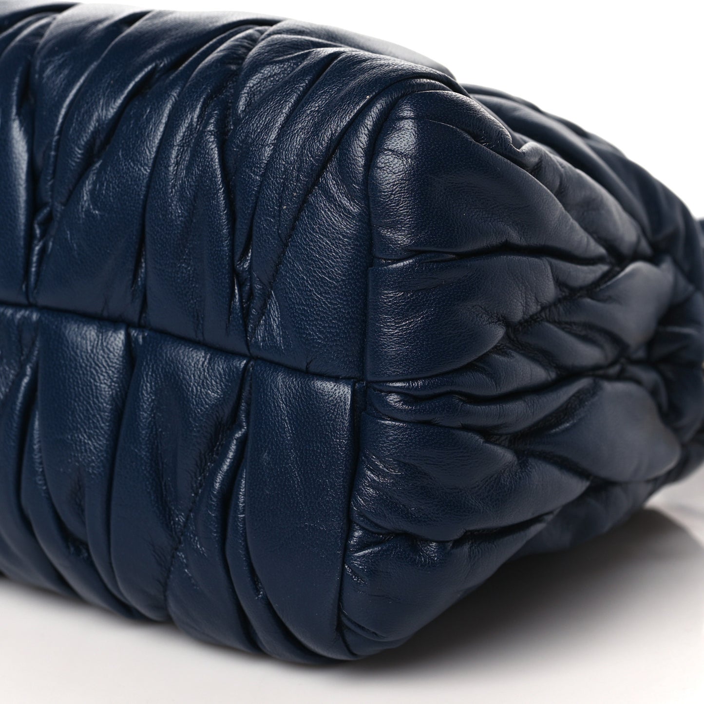 Nappa Matelasse Shoulder Bag Bleuette