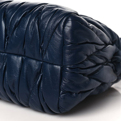 Miu Miu Nappa Matelasse Shoulder Bag Bleuette 8 of 8