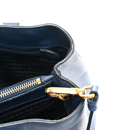 Prada Saffiano Medium Galleria Double Zip Tote Cobalto 12 of 13