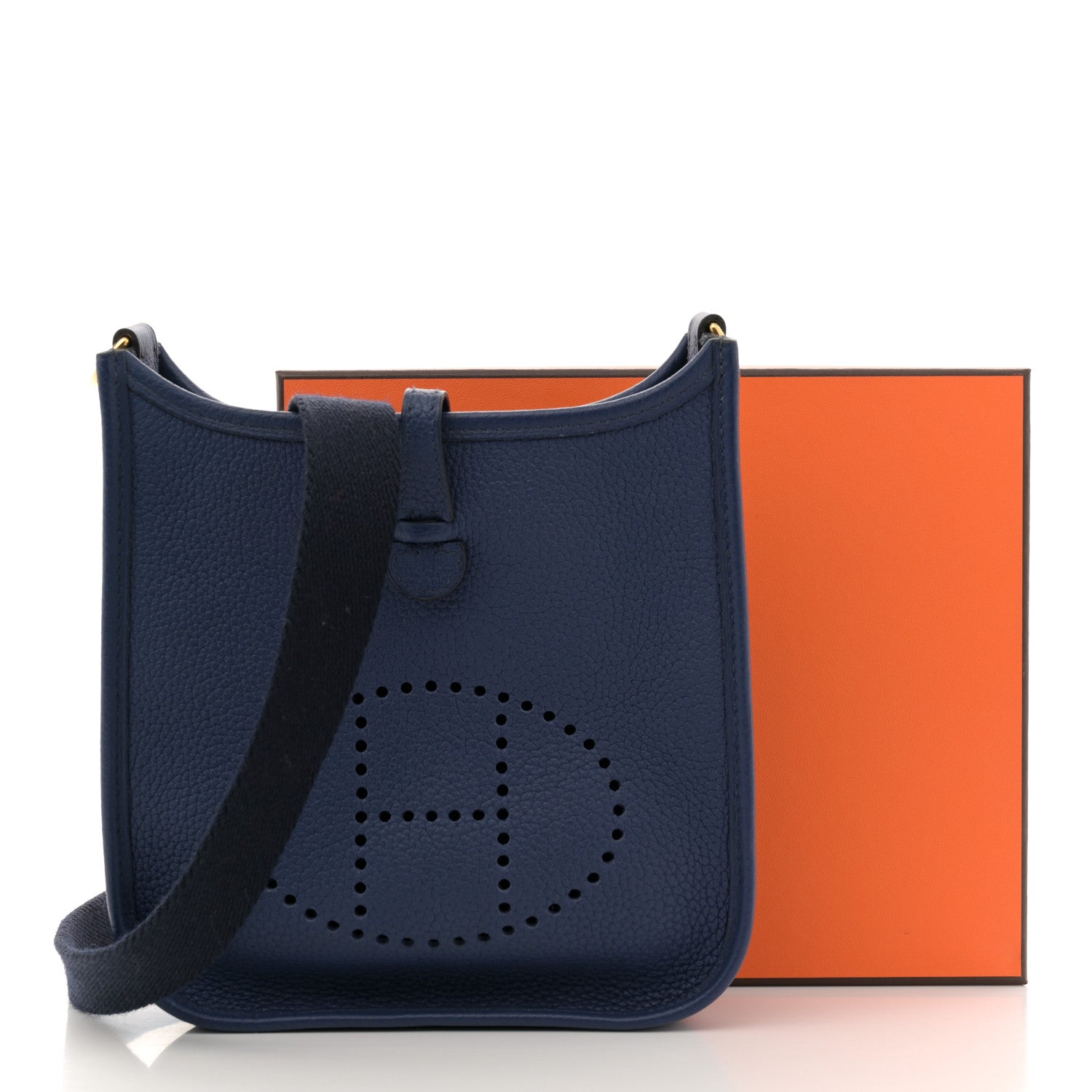 Hermes Taurillon Maurice Amazone Evelyne TPM Bleu Saphir Blue Indigo 13 of 13