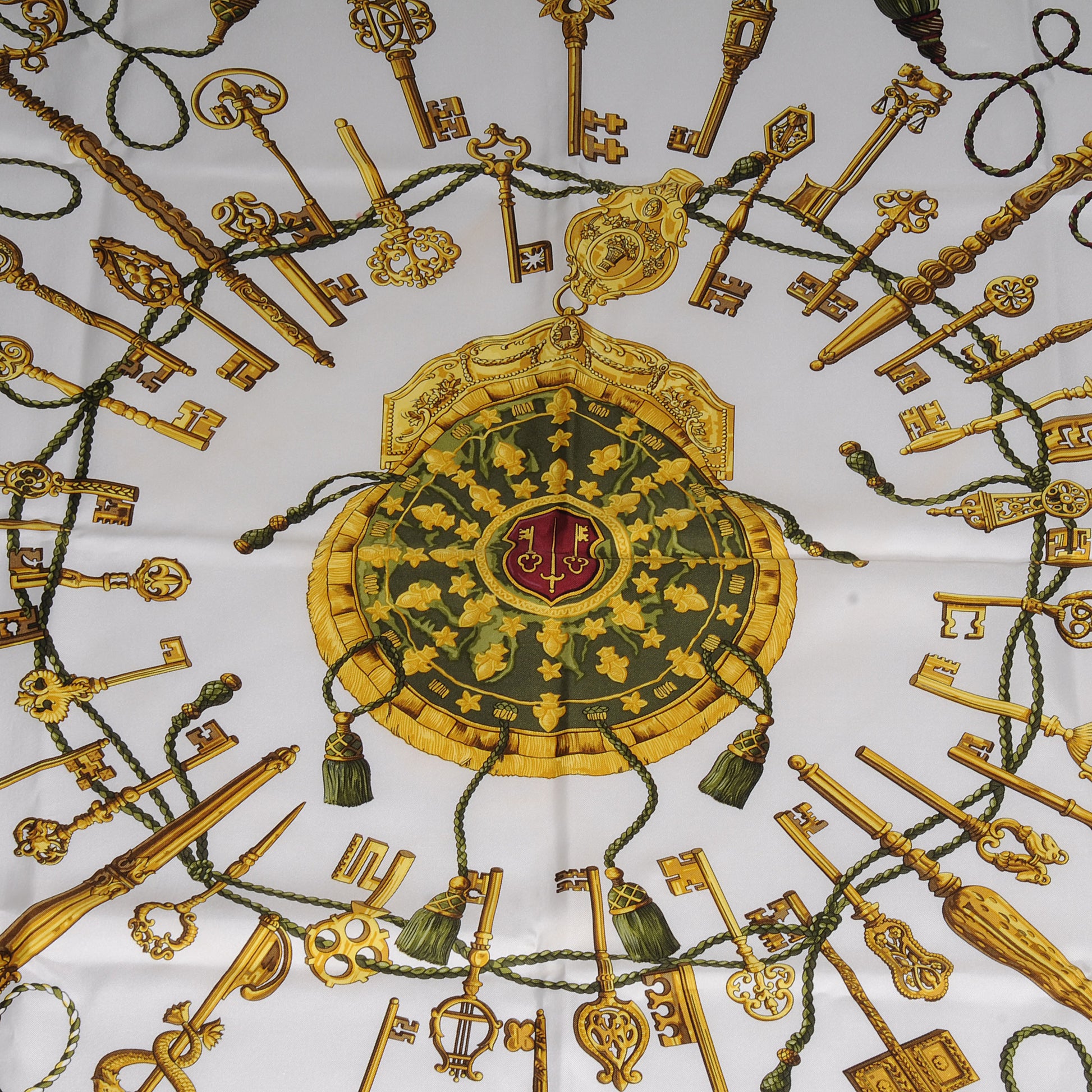 Hermes Silk Keys Les Cles Scarf 90 1 of 4