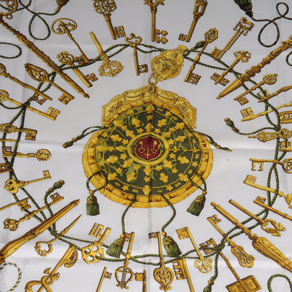 Hermes Silk Keys Les Cles Scarf 90 1 of 4