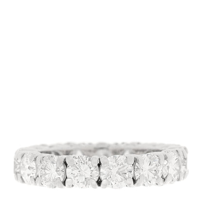 Parker & West by FASHIONPHILE Platinum Diamond 4.915ctw Full Eternity Band Ring 54 6.75 3 of 3