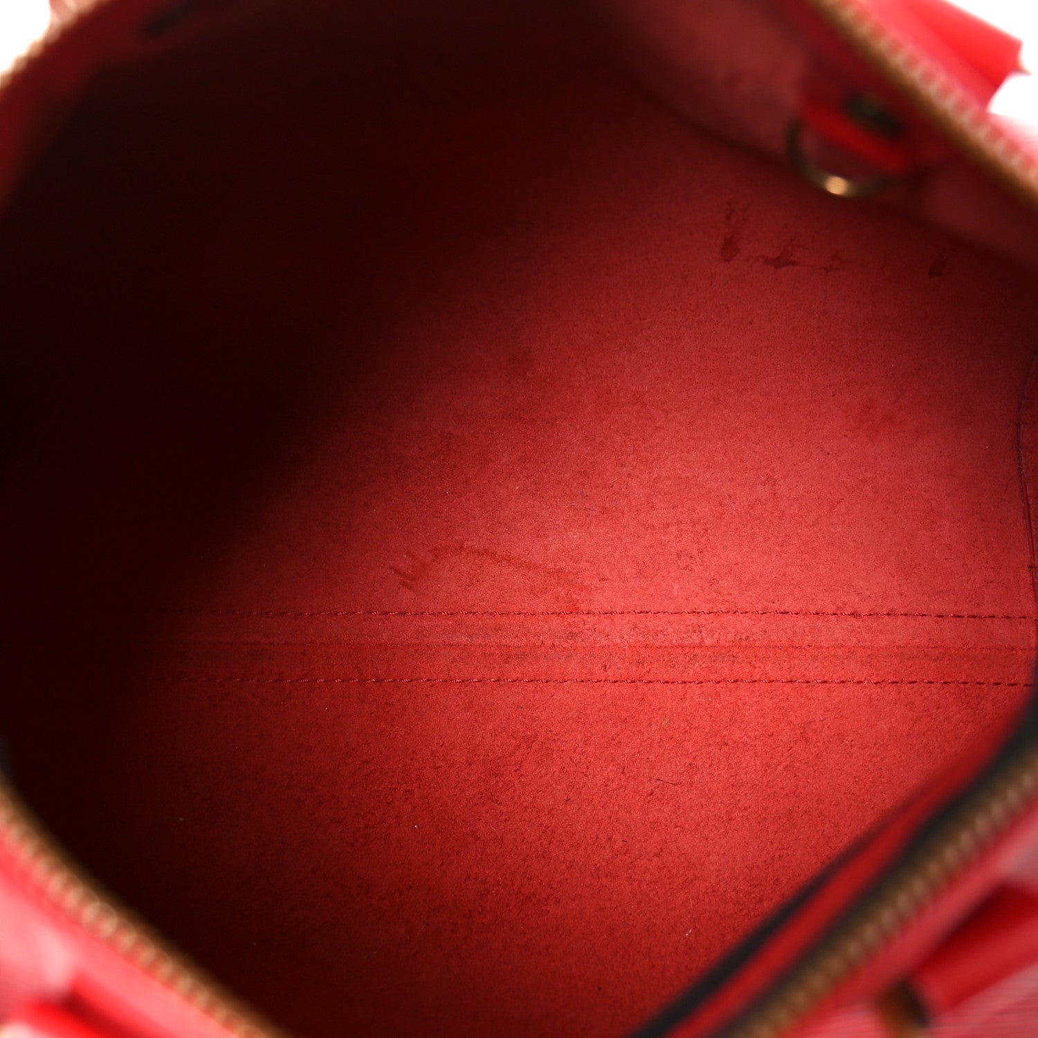 Louis Vuitton Epi Speedy 25 Castillan Red 5 of 10