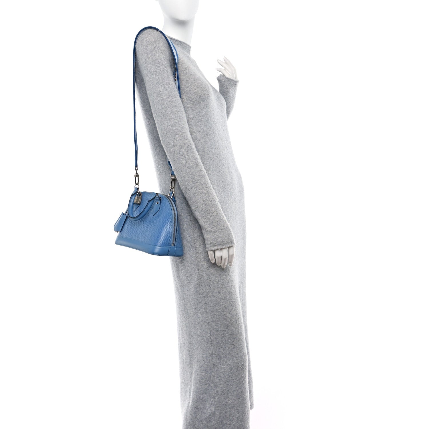 Louis Vuitton Epi Jacquard Alma BB Bleuet 2 of 10