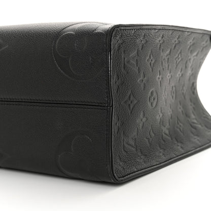 Louis Vuitton Empreinte Monogram Giant OnTheGo MM Black 9 of 11