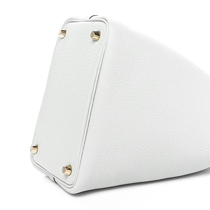 Hermes Taurillon Clemence Picotin Lock 18 PM Bleu Pale 10 of 11