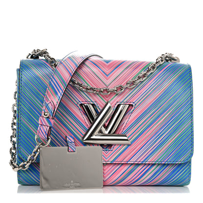 Louis Vuitton Epi Tropical Twist Shoulder Bag MM Blue Rose 1 of 11