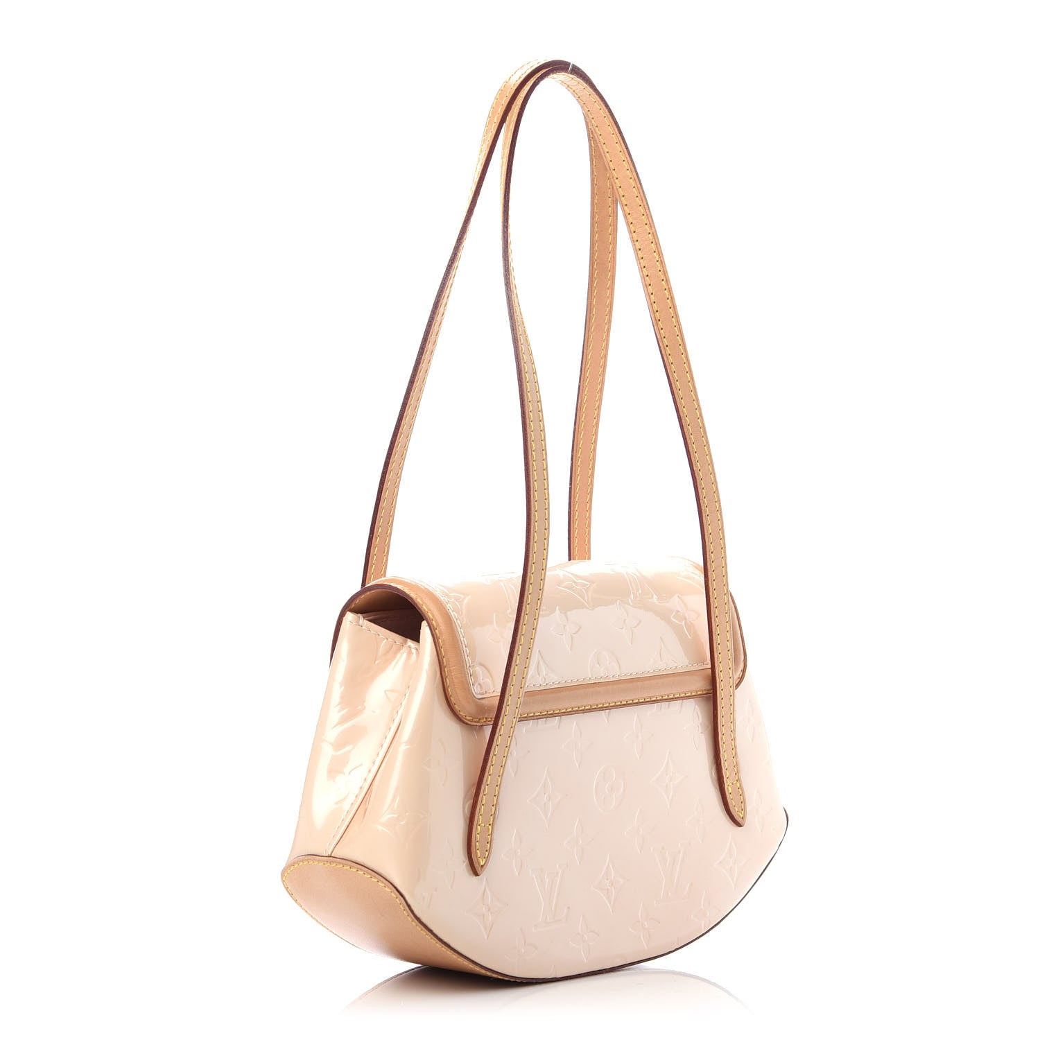 Louis Vuitton Vernis Biscayne Bay PM Marshmallow 3 of 11
