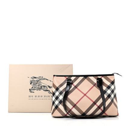 Burberry Supernova Check Regent Tote Black 10 of 10