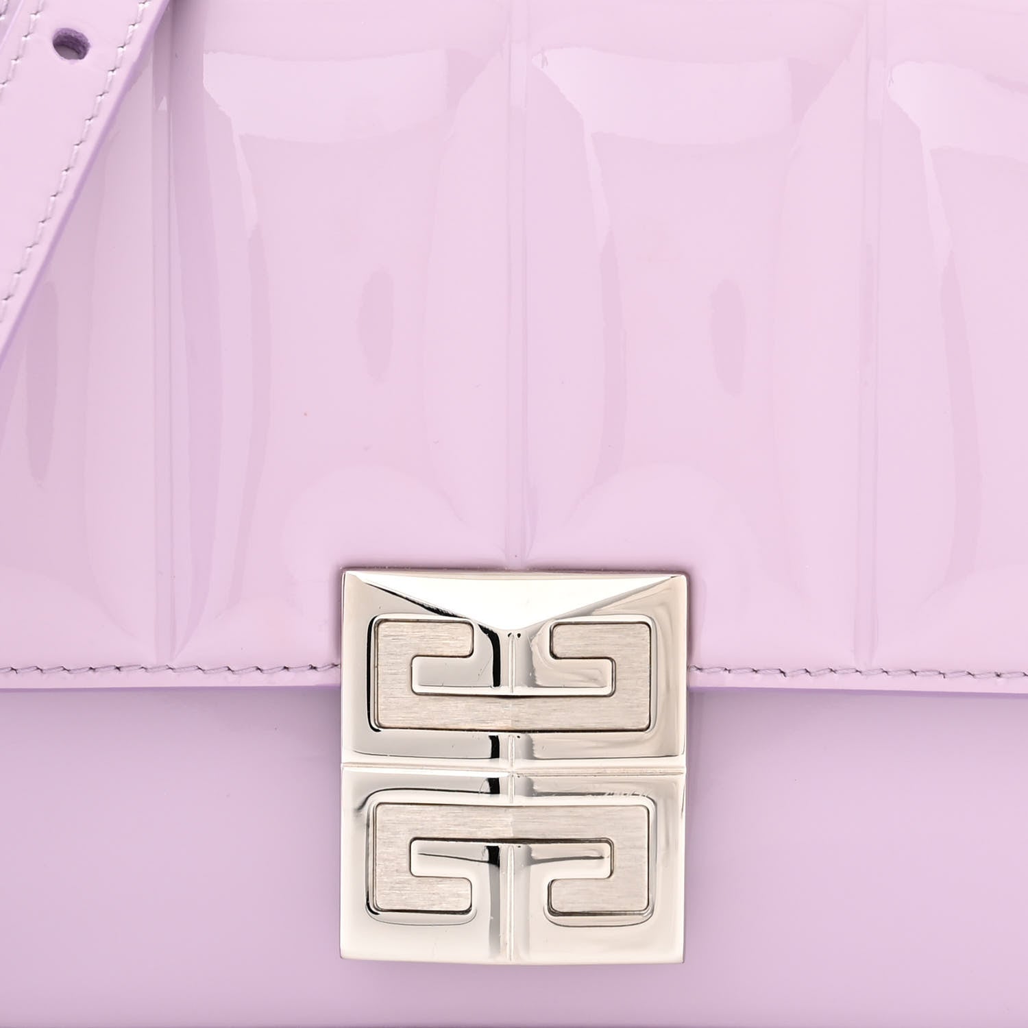 Givenchy Patent 4G Small Padded Crossbody Bag Lilac 7 of 10
