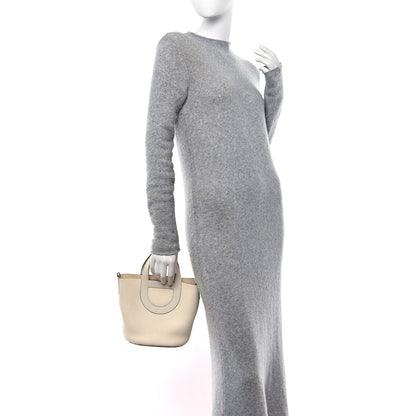 Hermes Taurillon Clemence Swift In-The-Loop 18 Bag Nata 2 of 11