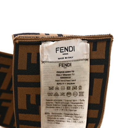 Fendi Nylon FF Stretch Visor Tobacco 8 of 8