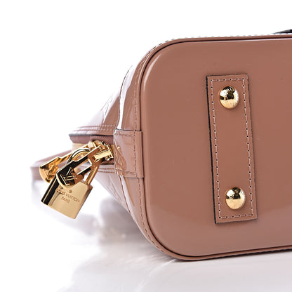 Louis Vuitton Vernis Alma BB Rose Velours 7 of 10