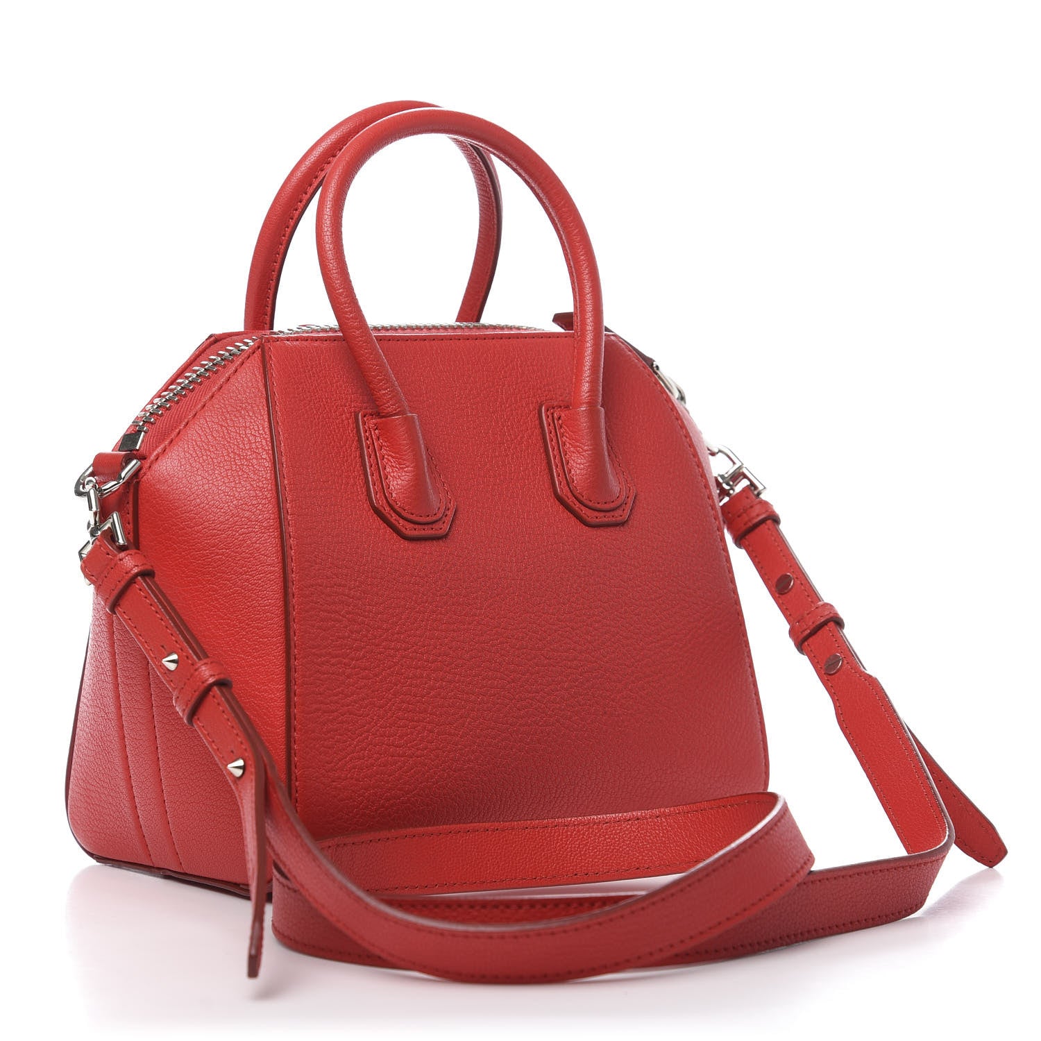 Givenchy Sugar Goatskin Mini Antigona Medium Red 3 of 10