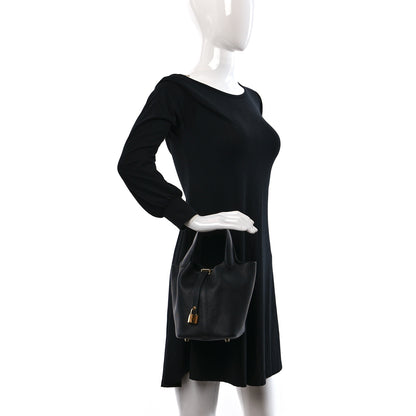 Hermes Taurillon Clemence Picotin Lock 18 PM Black 2 of 9