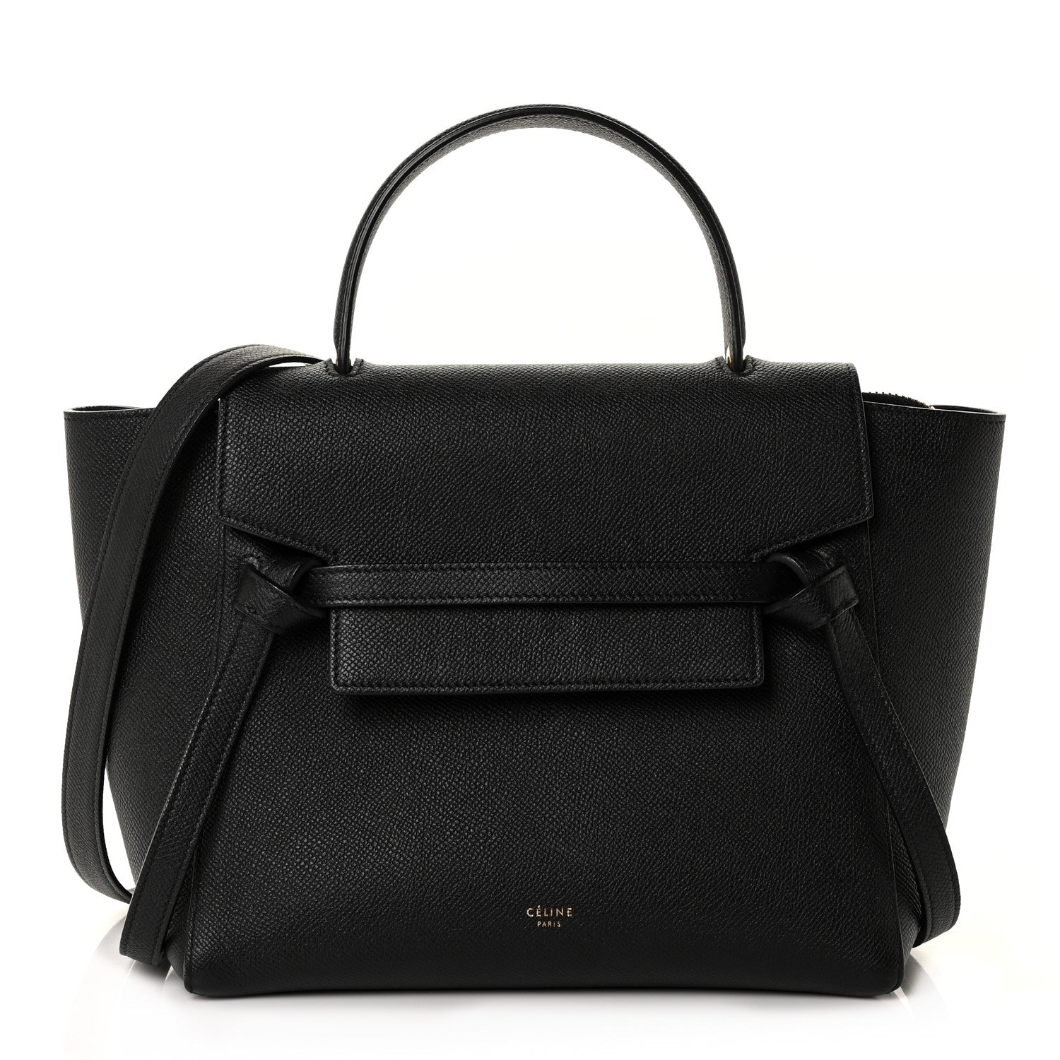 Celine Grained Calfskin Micro Belt Bag Black 1 of 11