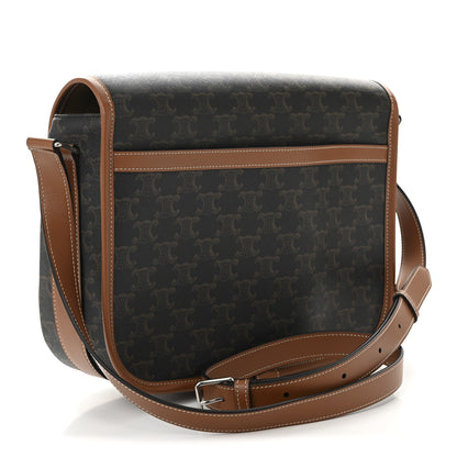 Celine Triomphe Canvas Messenger Folco Bag Tan 3 of 9