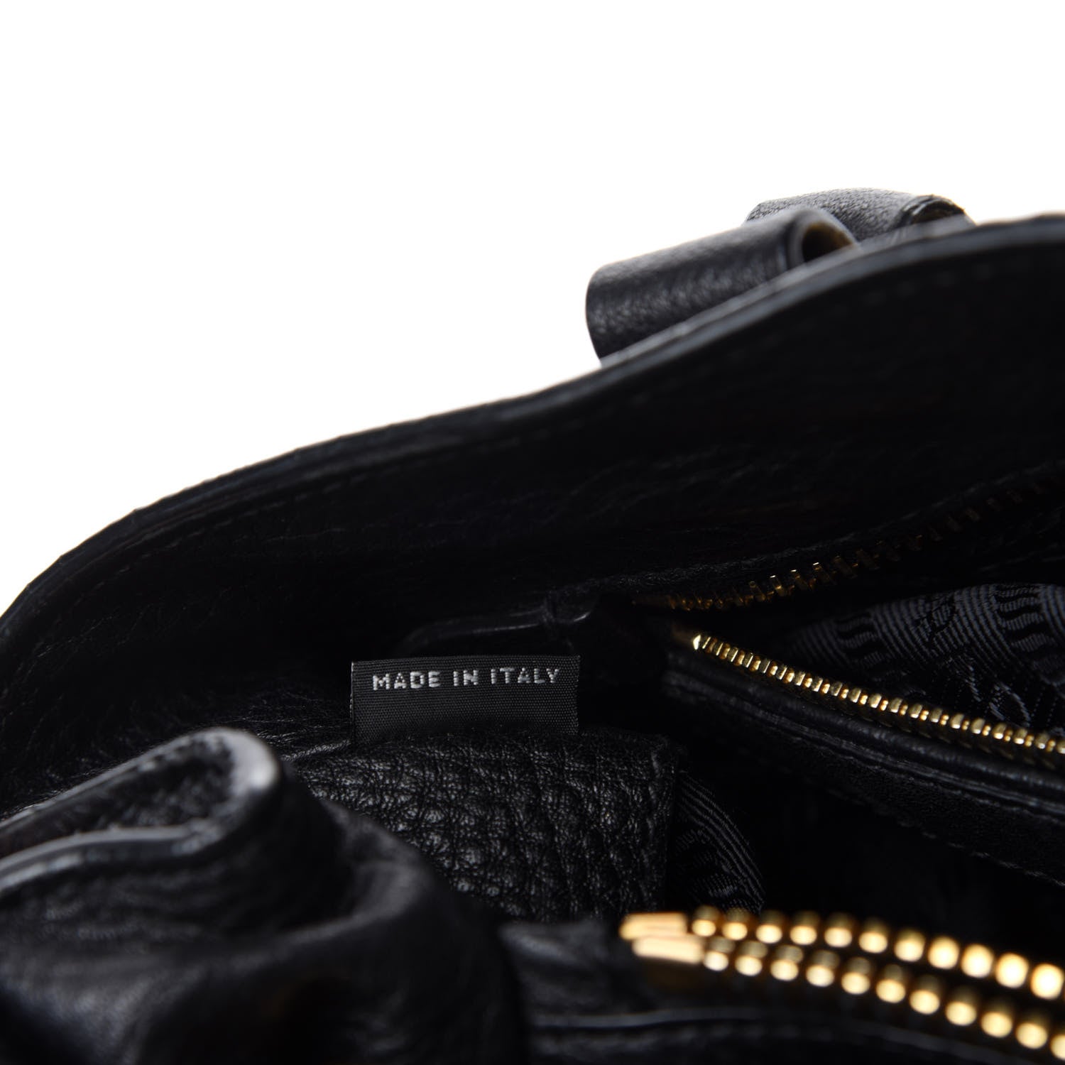 Prada Vitello Daino Shopping Tote Black 17 of 19