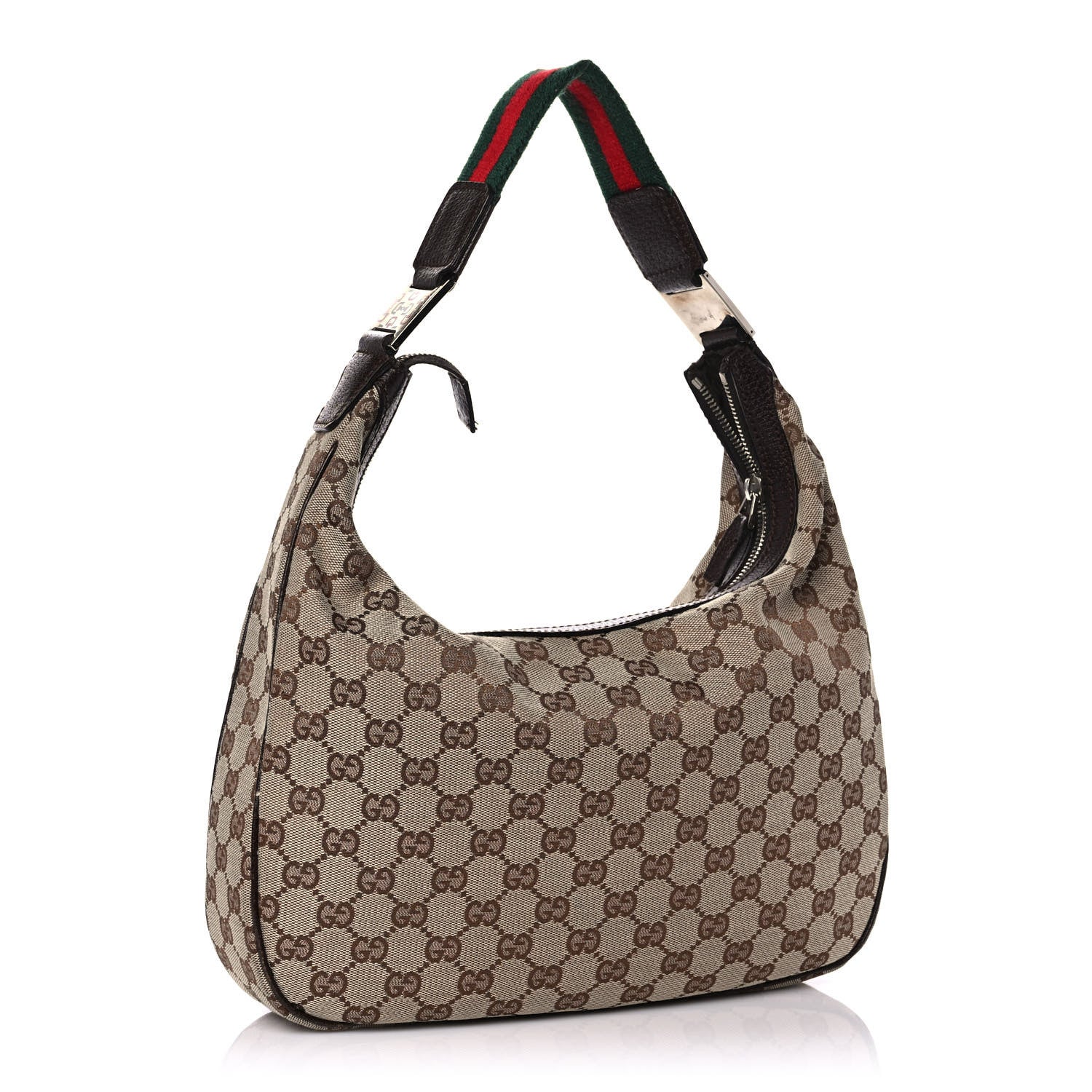 Gucci Monogram Medium Pop Hobo Dark Brown 2 of 9