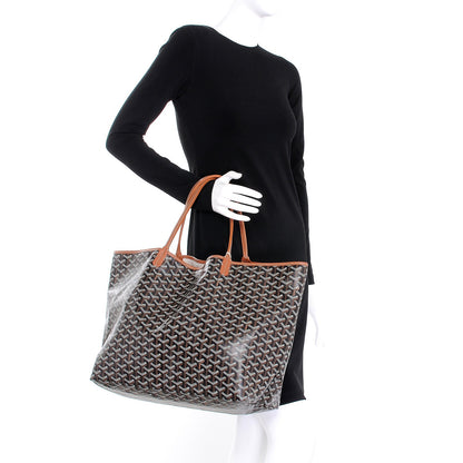 Goyard Goyardine Saint Louis GM Black Gold 2 of 7