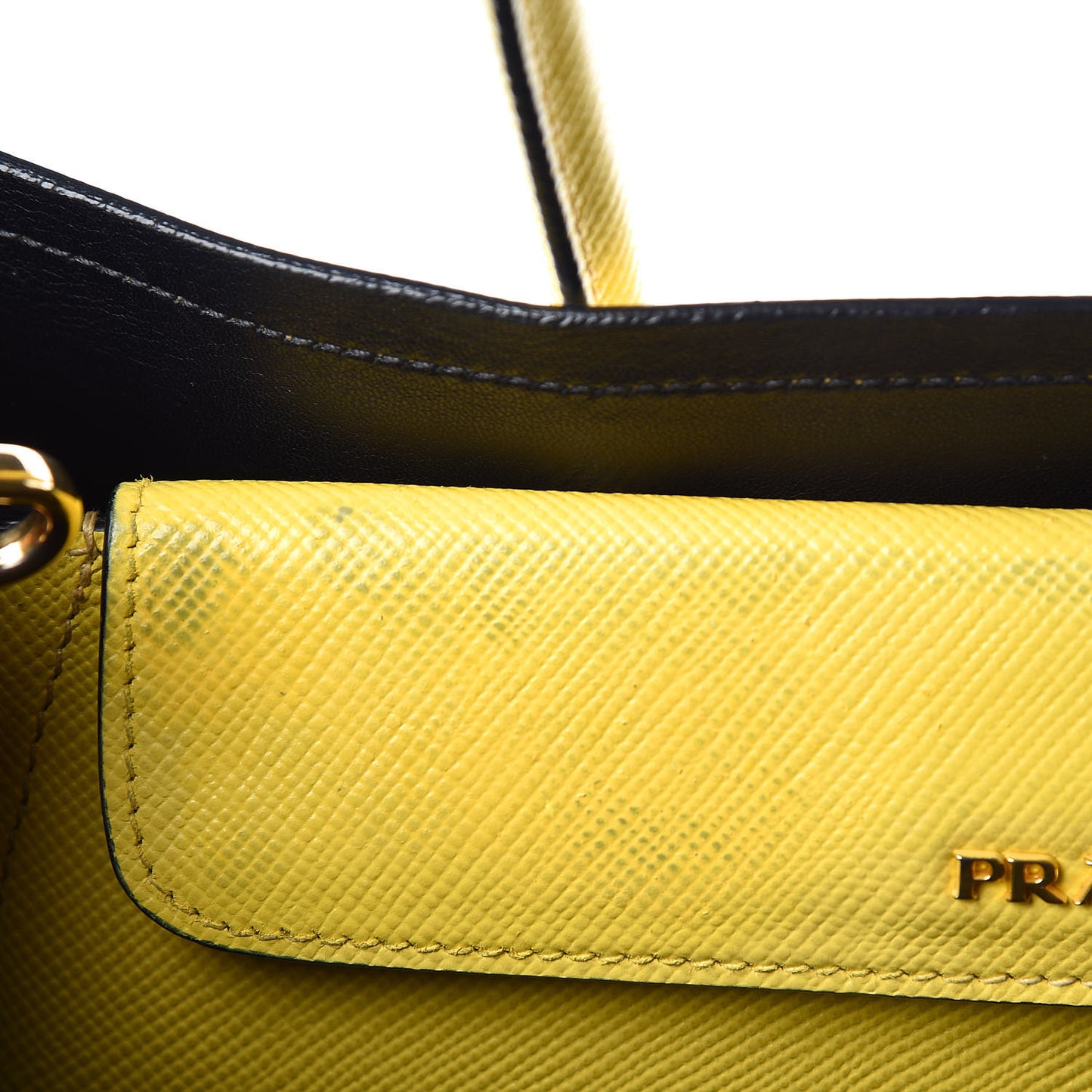 Saffiano Cuir Large Double Bag Girasole