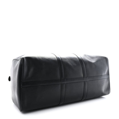 Louis Vuitton Epi Keepall 50 Black 3 of 12