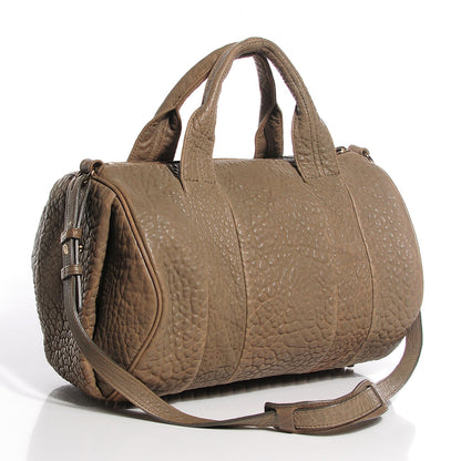 Alexander Wang Pebbled Lambskin Rocco Pale Gold Hardware 3 of 7