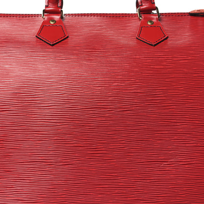Louis Vuitton Epi Speedy 40 Castillan Red 7 of 11